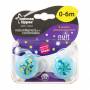 Tommee Tippee - Lot de 2 Sucettes Night - 6/18 Mois