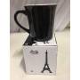 Paris - Mug en Céramique - La Tour Eiffel - Noir - Boite Cadeaux
