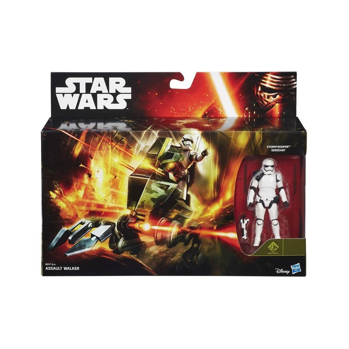 Star Wars - Véhicule Assault Walker et Figurine Stormtrooper Sergeant - B3717