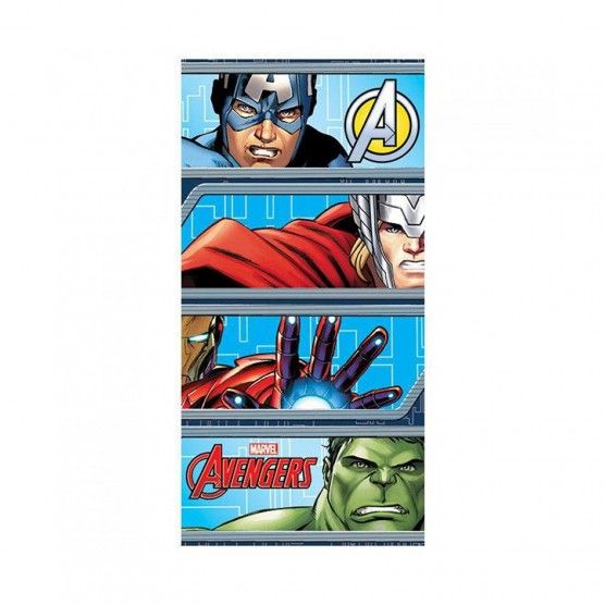 Marvel Avengers - Drap/Serviette de plage - 100% coton 140 x 70 cm