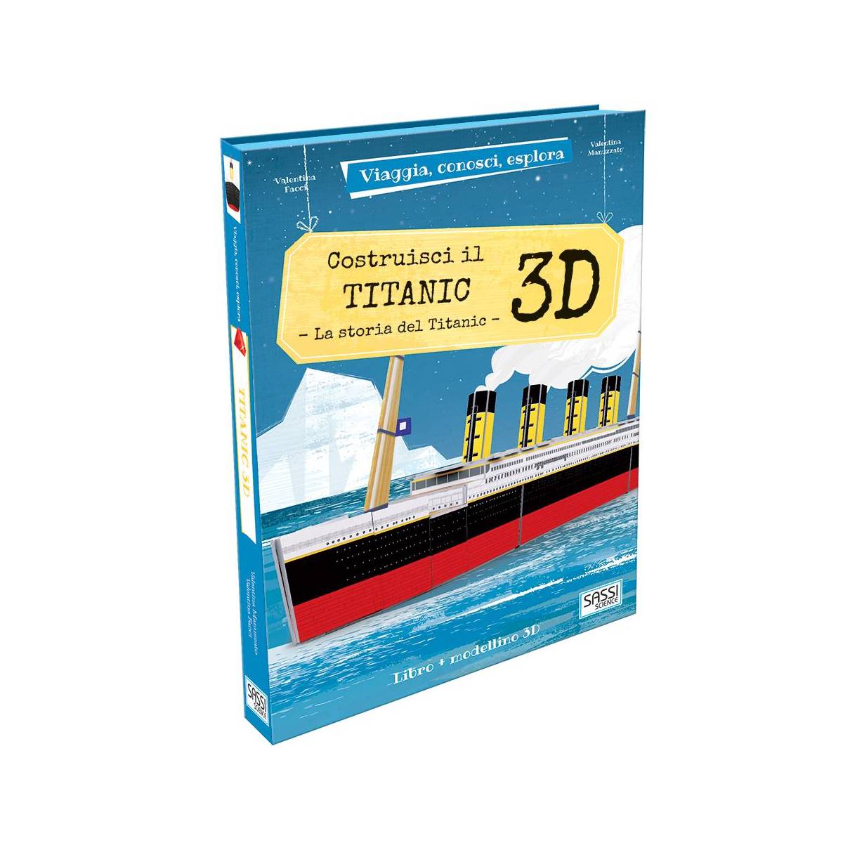 SASSI - Construis le Titanic 3D - Livre + Maquette 3D