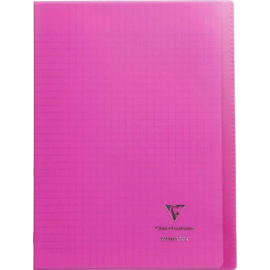 Cahier piqué - 17x22 cm - Koverbook - Clairefontaine - 96 pages grands  carreaux - Rose - Cahiers - Carnets - Blocs notes - Répertoires