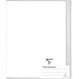 Clairefontaine - Cahier Koverbook Piqué Polypro Transparent - Grand Carreaux - 96 Pages -21 x 29.7 cm