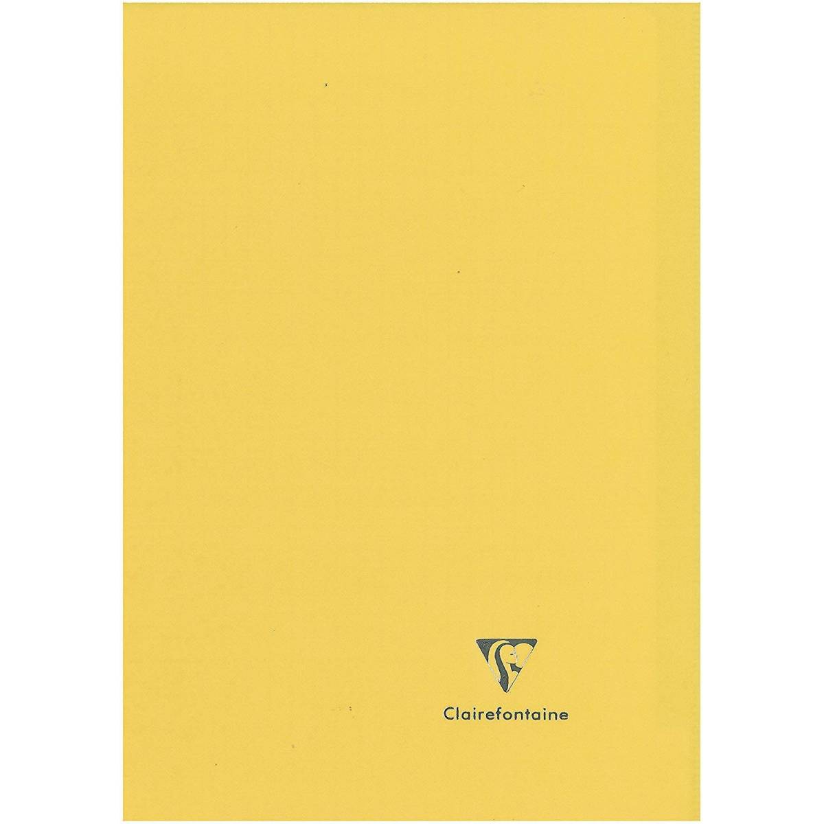 Cahier A4 grands carreaux polypro jaune 96 pages