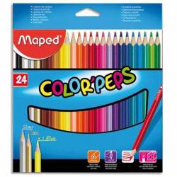MAPED - 24 Crayons de couleur Color'Peps